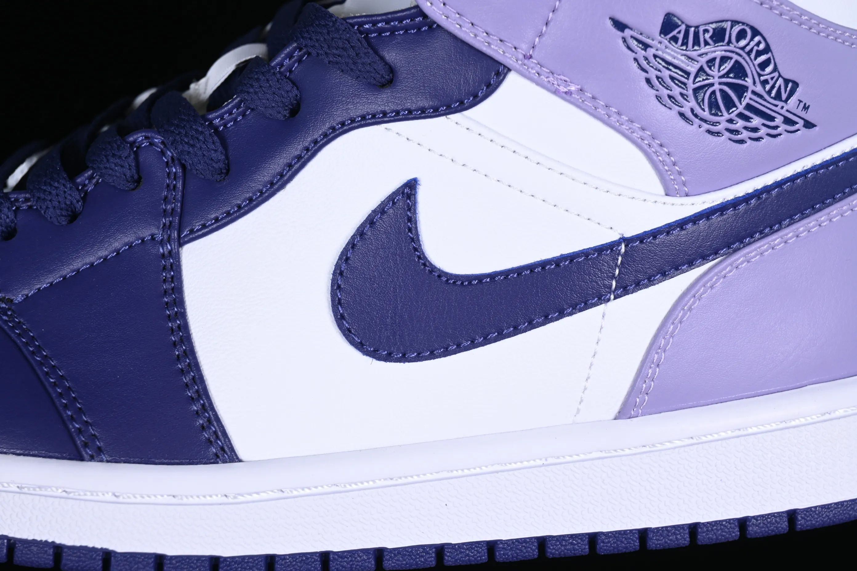 All categories Air Jordan Jordan series basketball shoes Air Jordan 1 Mid Air Jordan 1 Mid AJ1 Joe 1 white and purple mid-top cultural and casual sneakers DQ8426-515